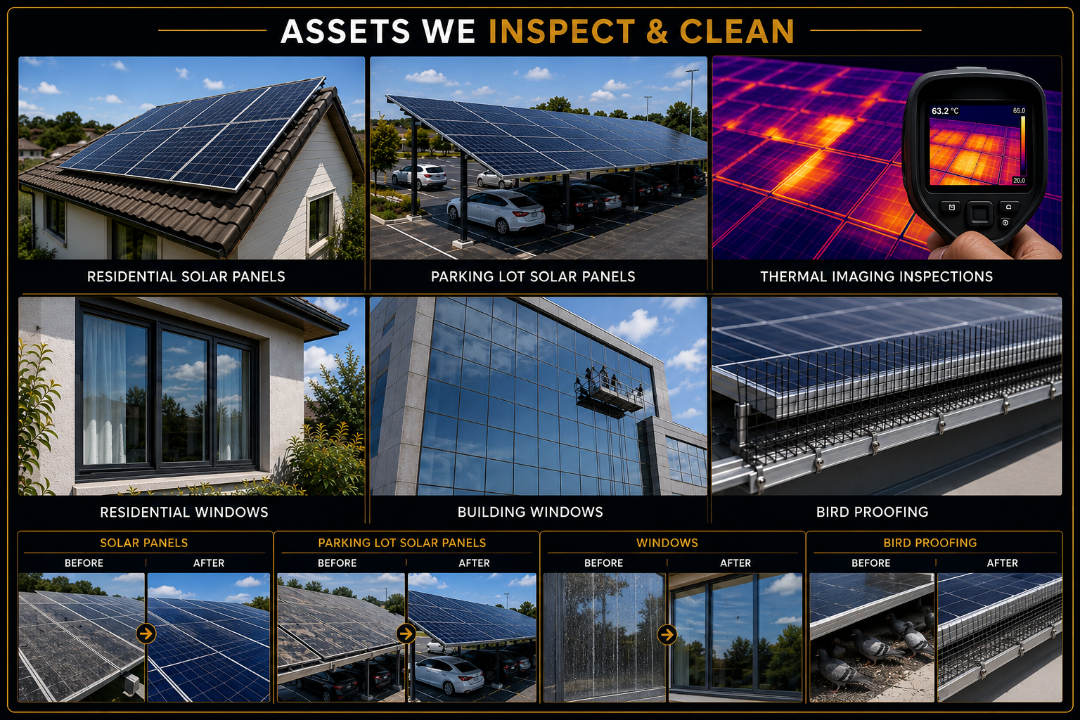 Assets We Inspect and Clean